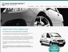 Tablet Screenshot of eco-steam-auto.dk